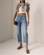 LE JEAN Utility Soft Barrel With Double Cuff - Mid Rise