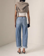 LE JEAN Utility Soft Barrel With Double Cuff - Mid Rise