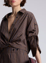 ALC Leo Striped Cotton Shirt