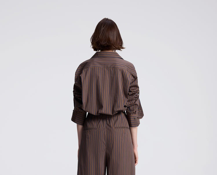 ALC Leo Striped Cotton Shirt