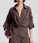 ALC Leo Striped Cotton Shirt