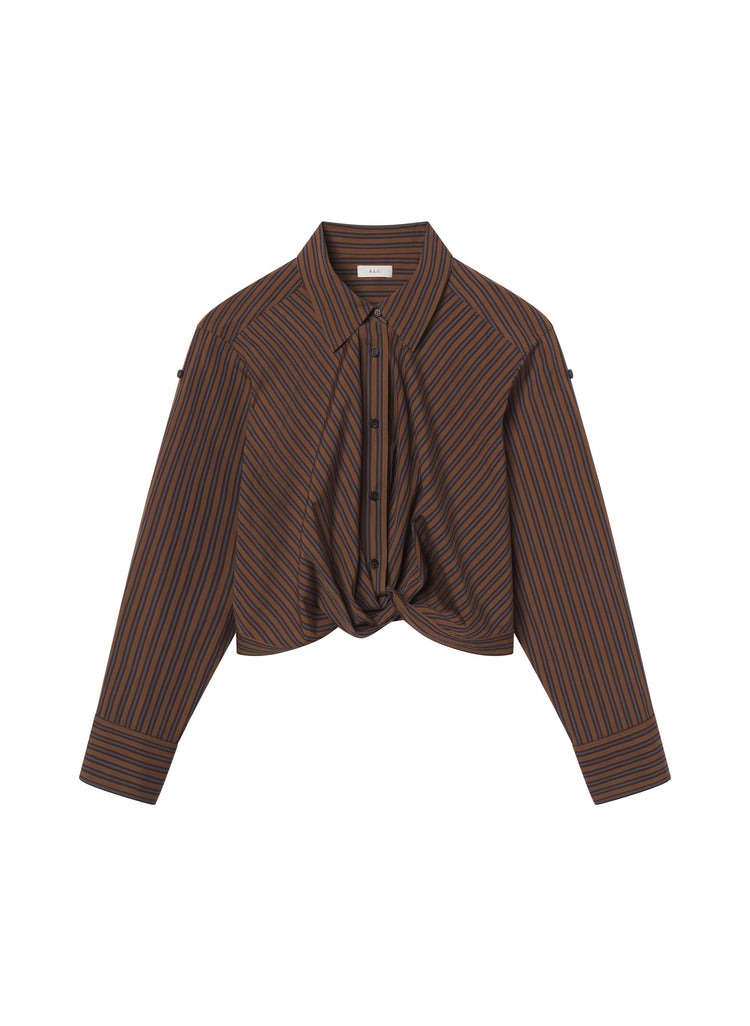 ALC Leo Striped Cotton Shirt