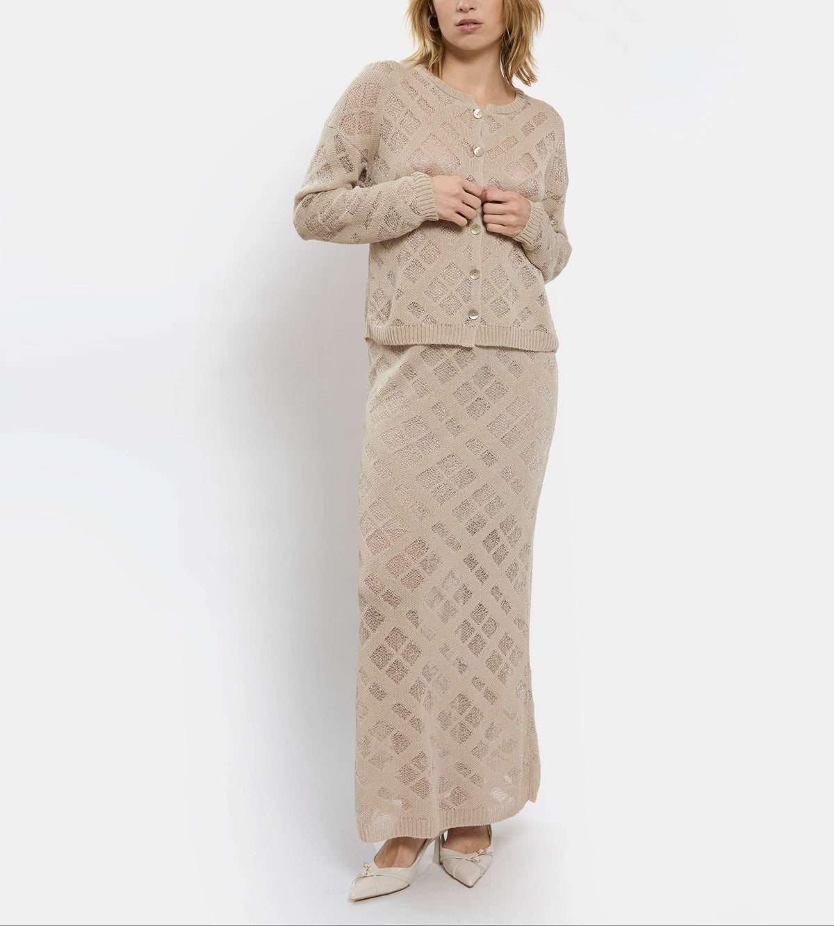 Maison Lurex Lola Cardigan