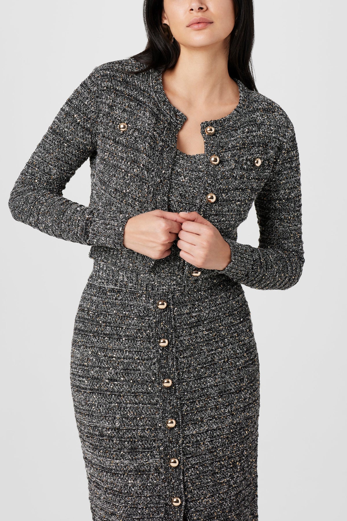 Toccin Miller L/S Crew Neck Cardigan