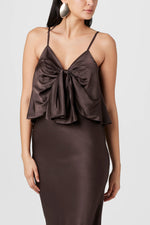 Toccin Sabrina Knotted Cami Top