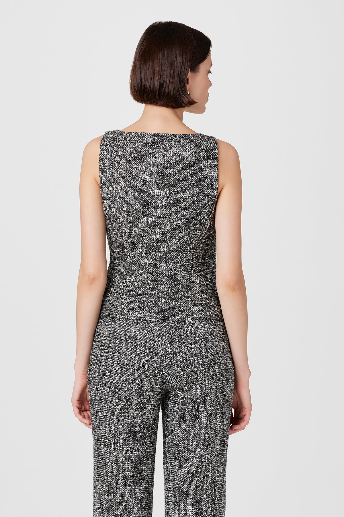 Toccin Georgie Scoop Neck Button Front Vest Top