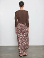 Enza Costa Linen Cropped V-Neck Cardigan