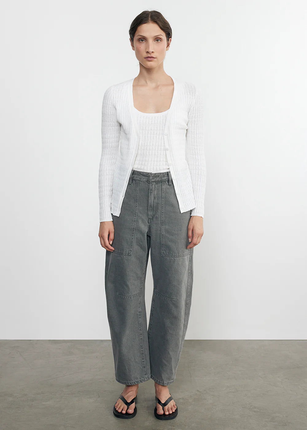 Enza Costa Linen Cotton Sweater Tank