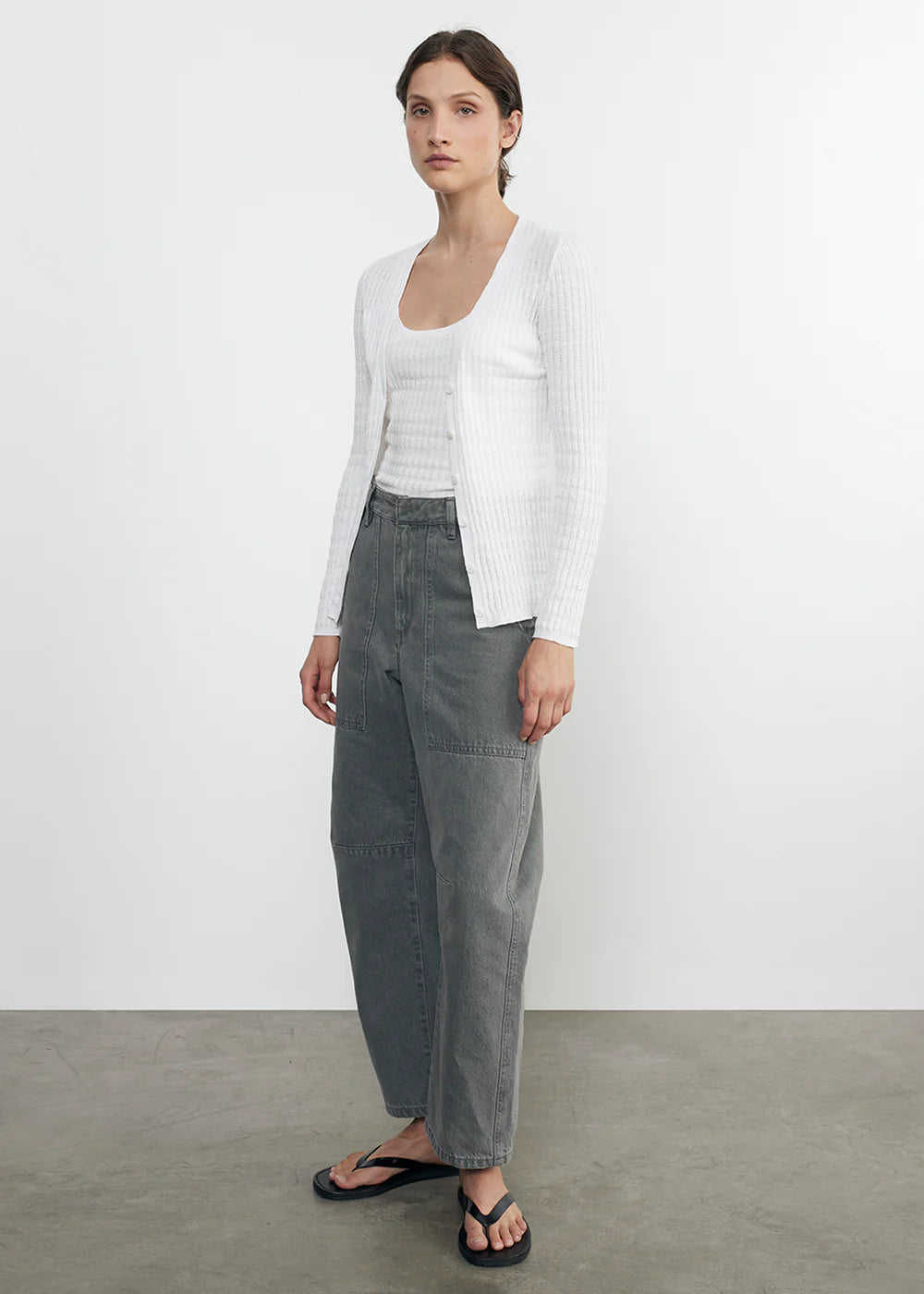 Enza Costa Linen Cotton Sweater Tank