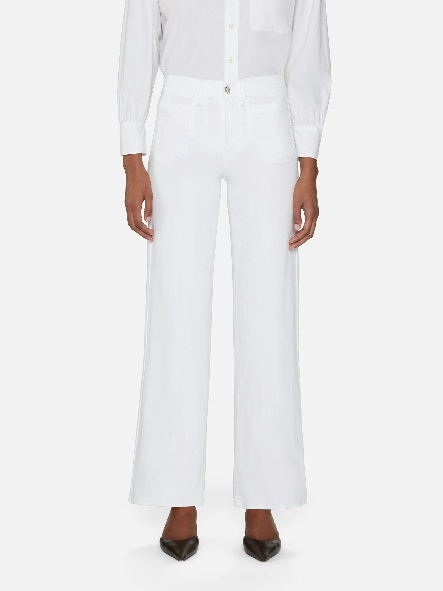 FRAME Le Slim Palazzo Modernist Pocket Pant