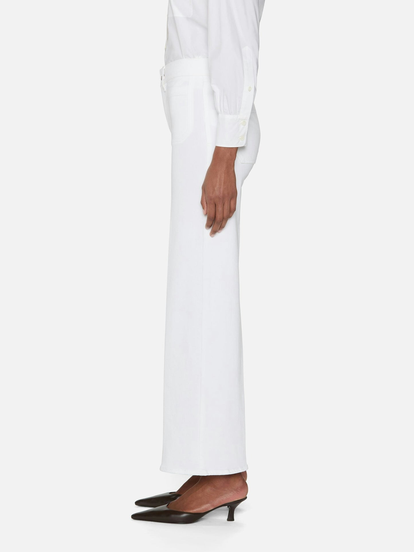 FRAME Le Slim Palazzo Modernist Pocket Pant