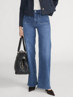 Frame Le Slim Palazzo Modernist Pocket Jeans