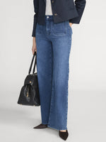 Frame Le Slim Palazzo Modernist Pocket Jeans