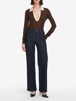 Frame Le Slim Palazzo Modernist Pocket Pants