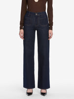 Frame Le Slim Palazzo Modernist Pocket Pants