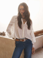 Lagence Kiera Trim Blouse