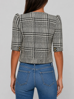 Lagence Allegra Short Sleeve Cropped Jacket_10126MQX