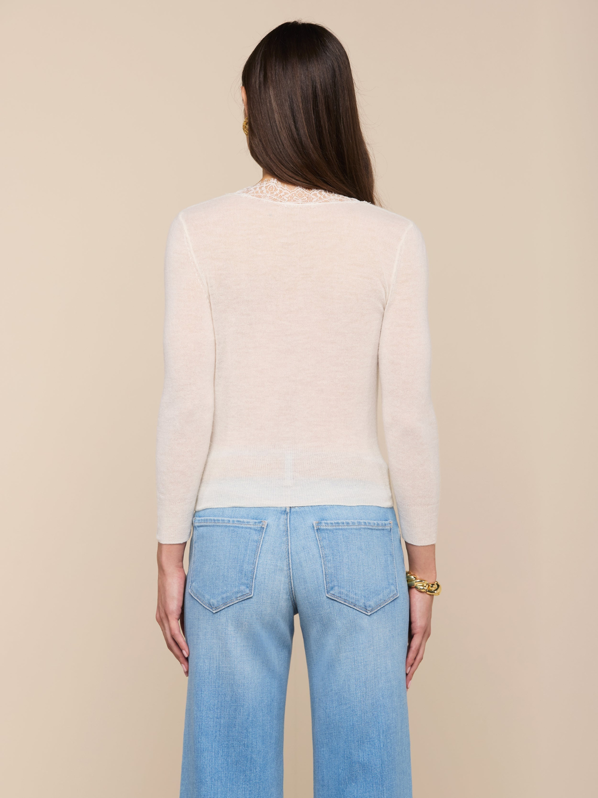 Lagence Eluna Lace Detail Cardigan_80223RCA