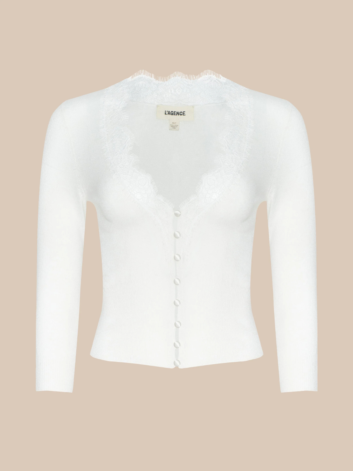 Lagence Eluna Lace Detail Cardigan_80223RCA