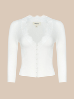 Lagence Eluna Lace Detail Cardigan_80223RCA
