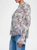 Lagence Eunice Ruffle Sleeve Blouse_40838GYW