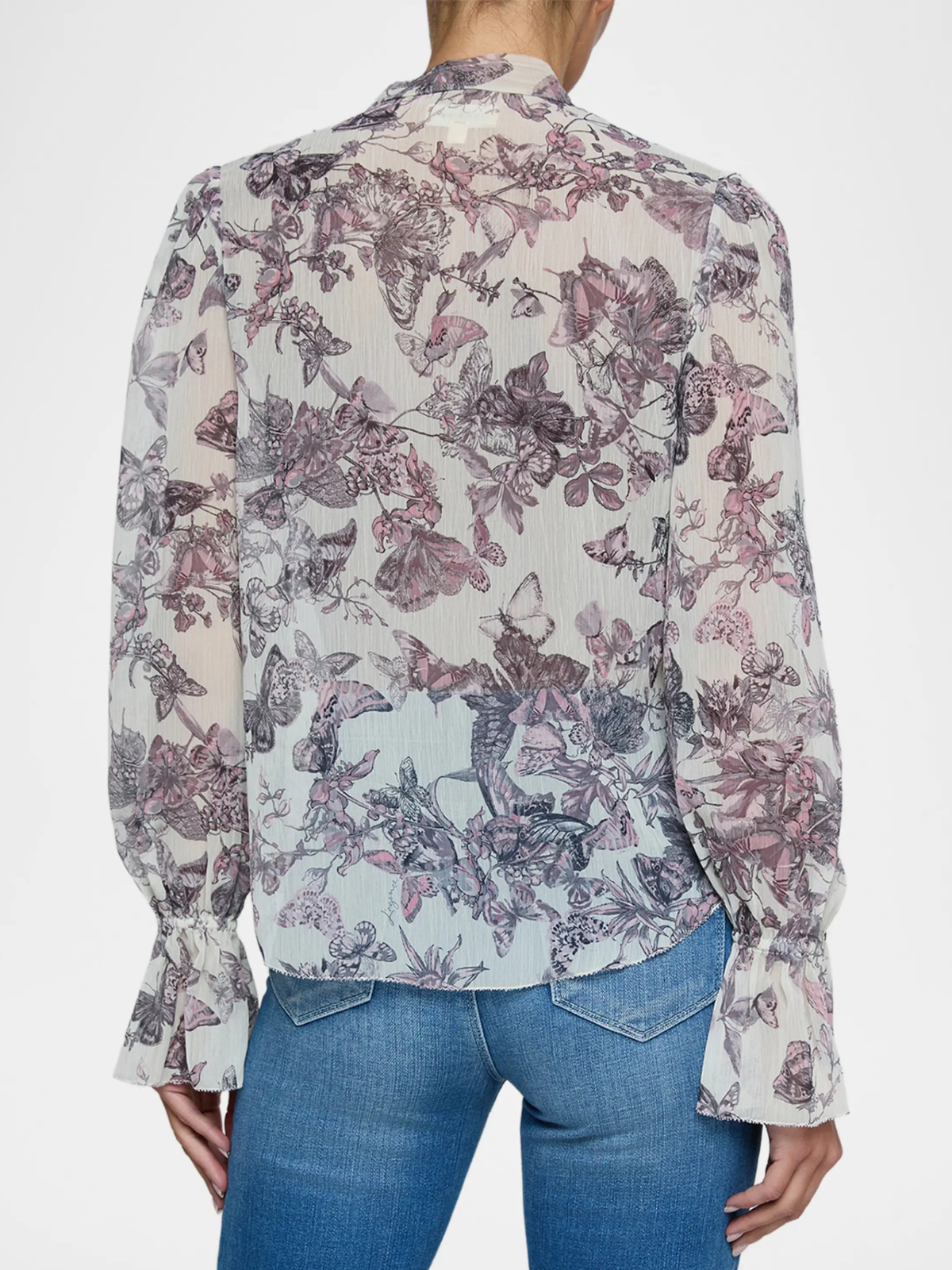 Lagence Eunice Ruffle Sleeve Blouse_40838GYW