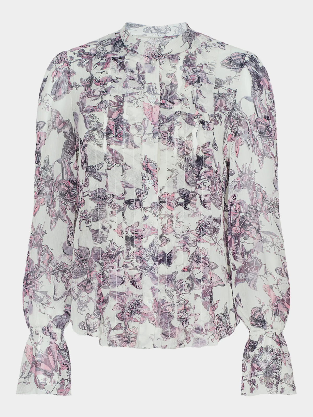 Lagence Eunice Ruffle Sleeve Blouse_40838GYW