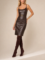 Lagence Halia Buckle Midi Dress_61624ZST