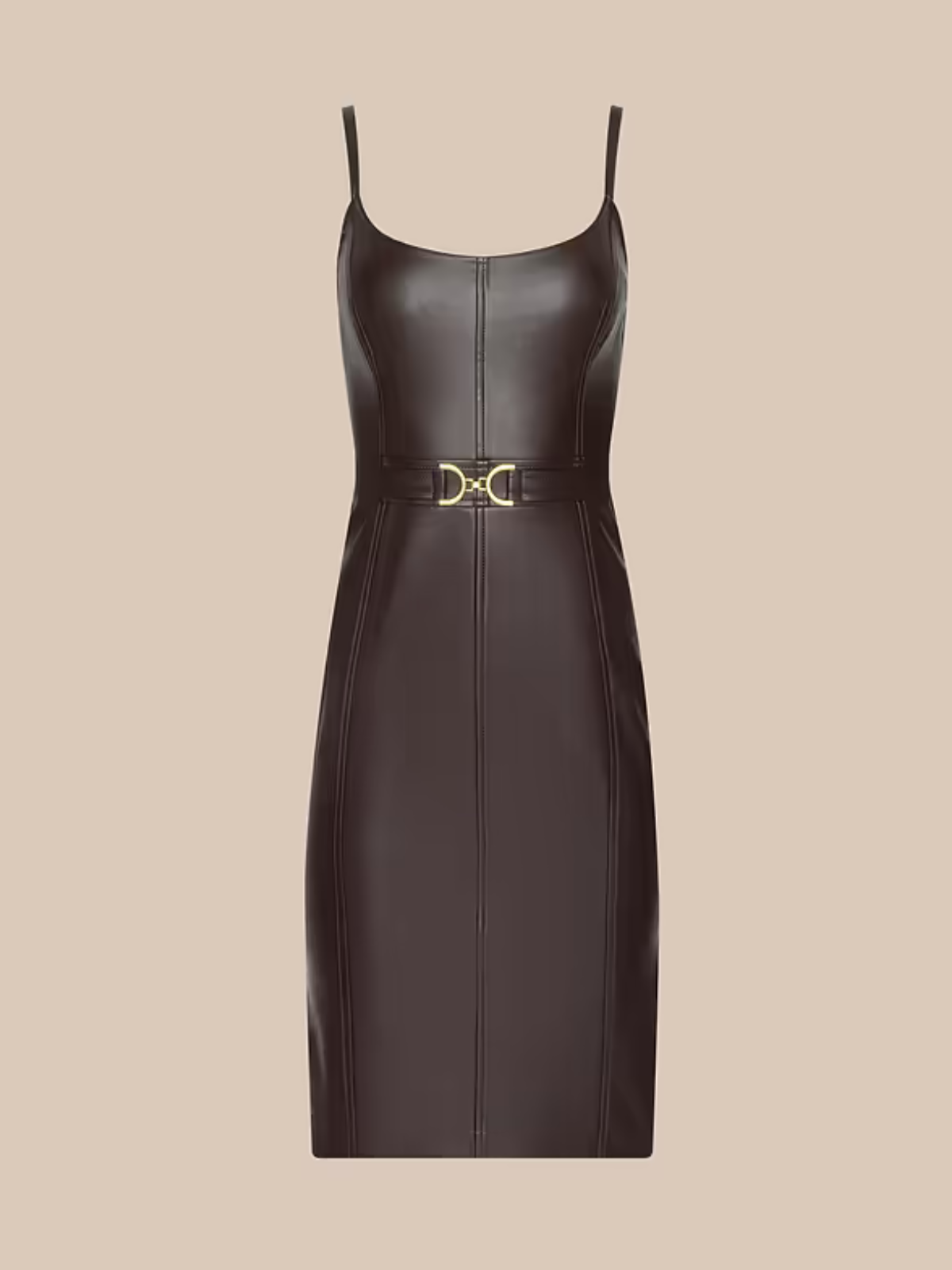 Lagence Halia Buckle Midi Dress_61624ZST