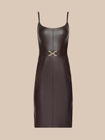 Lagence Halia Buckle Midi Dress_61624ZST