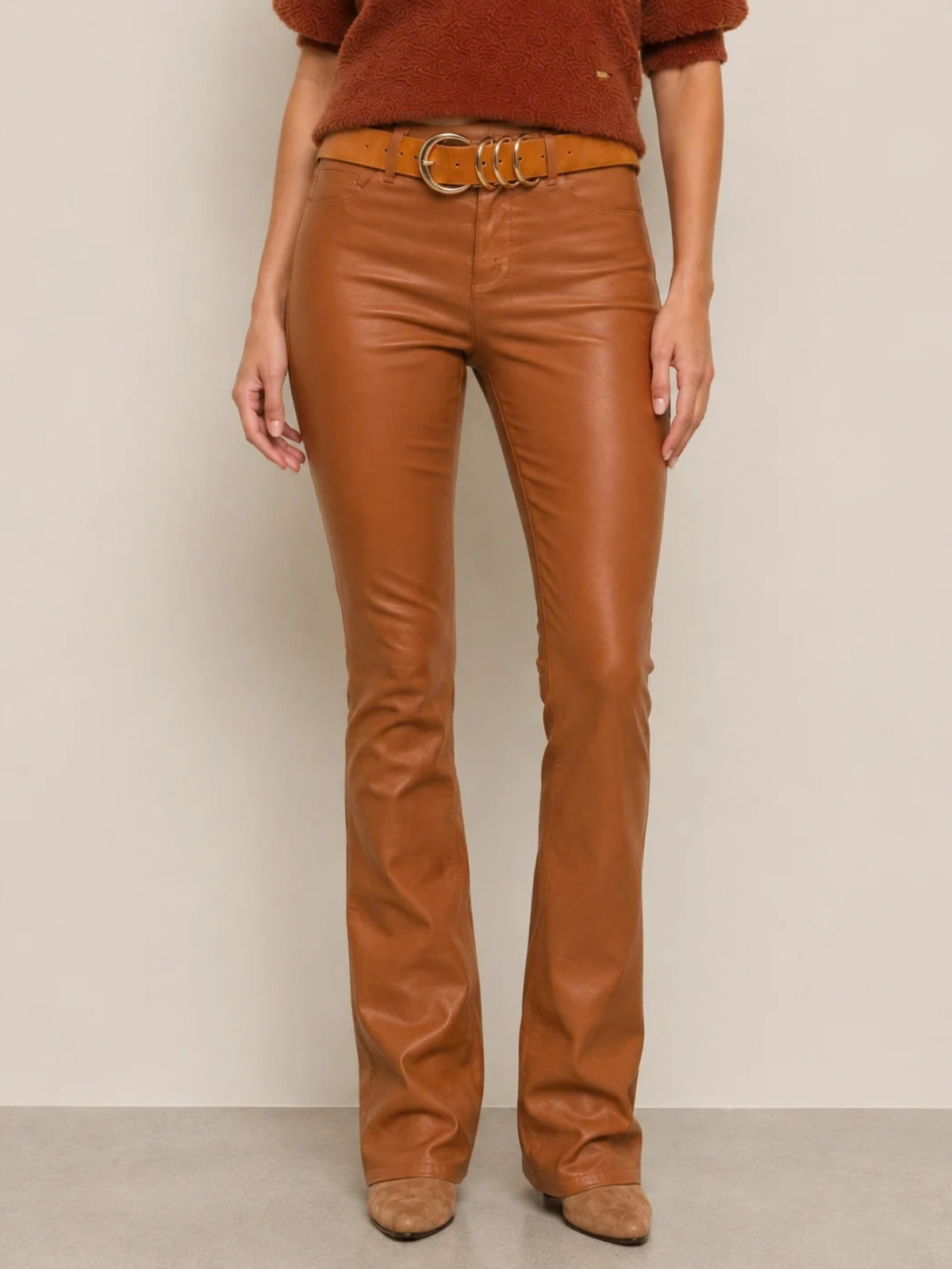 Lagence Selma High Rise Sleek Baby Boot Pants_2700PDDC-JAVA