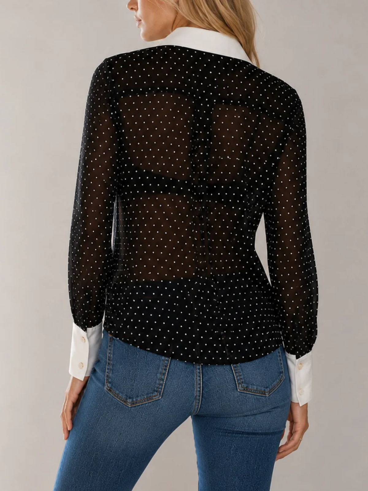 Lagence Sona Poplin Collar Blouse_40819PPU