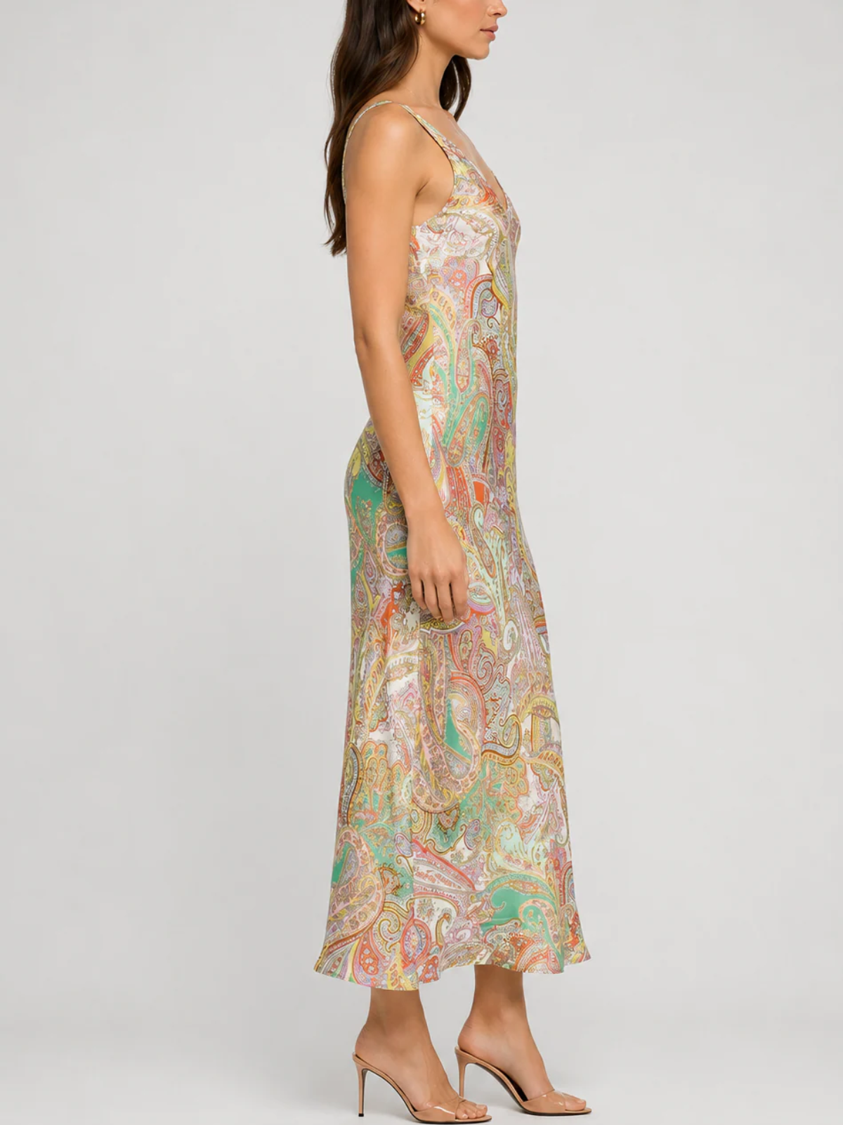 Lagence TS Akiya Satin Maxi Dress_61120TNN