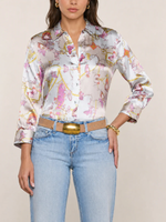 Lagence TS Dani 3\4 Sleeve Blouse_40126RLG