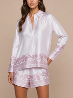 Lagence TS Judy Scarf Satin Shirt_40874GXG