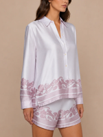 Lagence TS Judy Scarf Satin Shirt_40874GXG