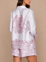 Lagence TS Judy Scarf Satin Shirt_40874GXG