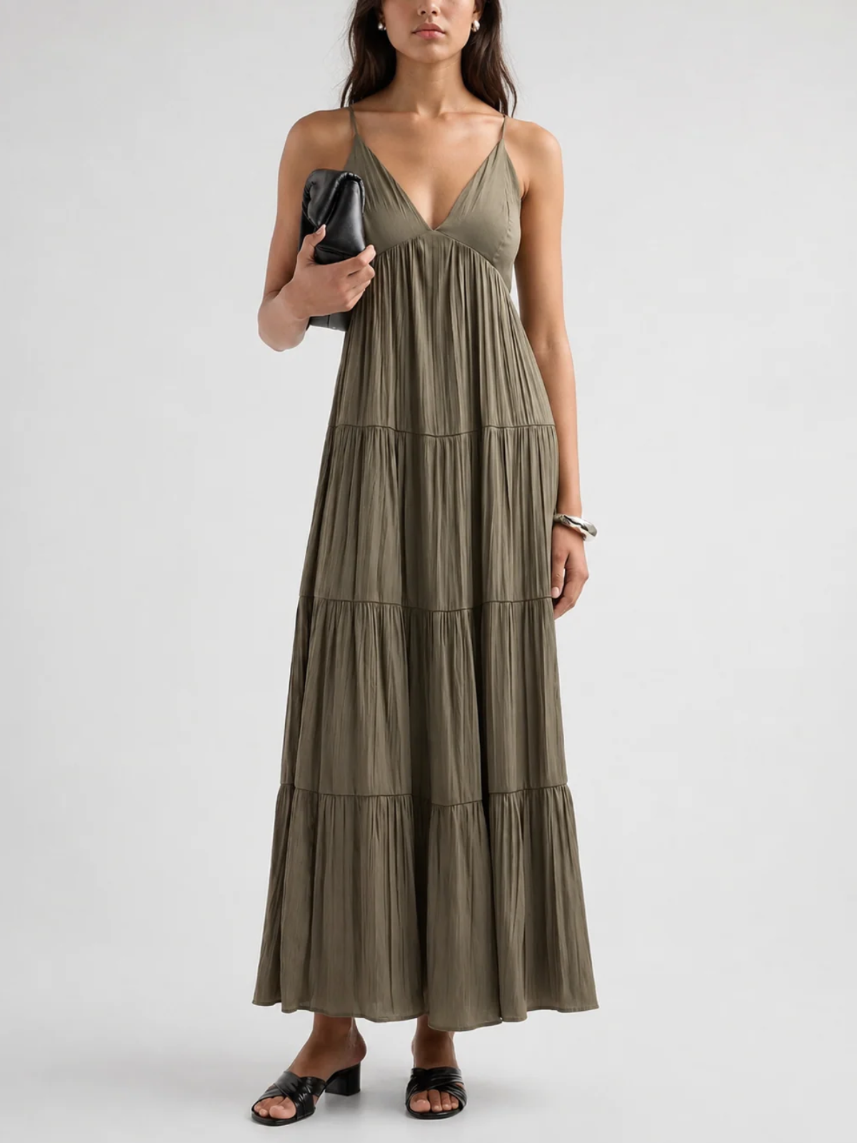 Lagence TS Lua Tiered Satin Maxi Dress_61702TGK