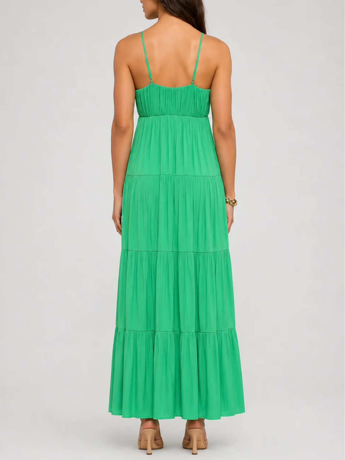 Lagence TS Lua Tiered Satin Maxi Dress_61702TGK