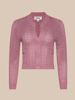 Lagence TS Orla Pointelle Knit Cardigan_80092QJA-LILS