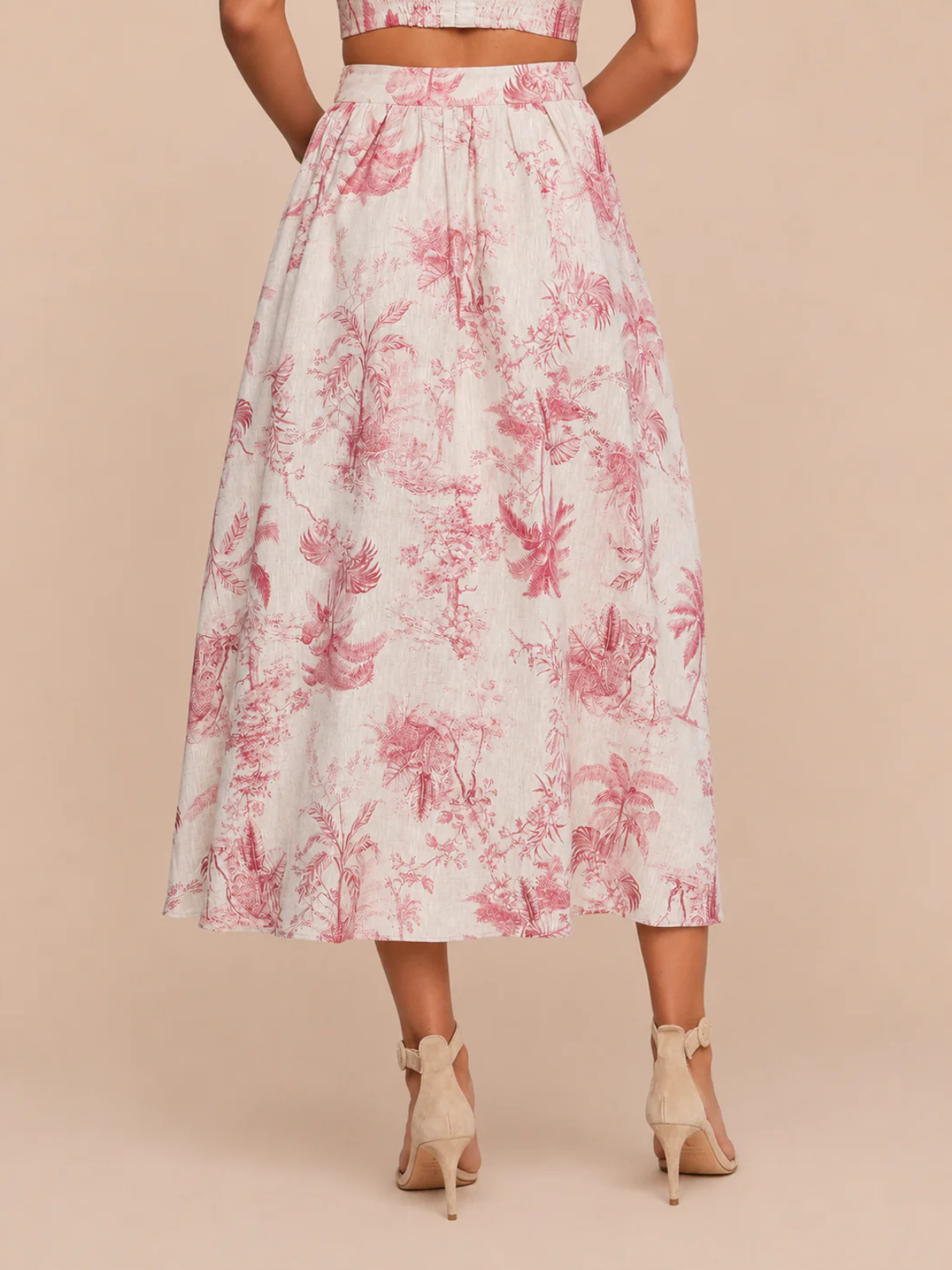 Lagence TS Seina Linen Midi Skirt_3439VBY