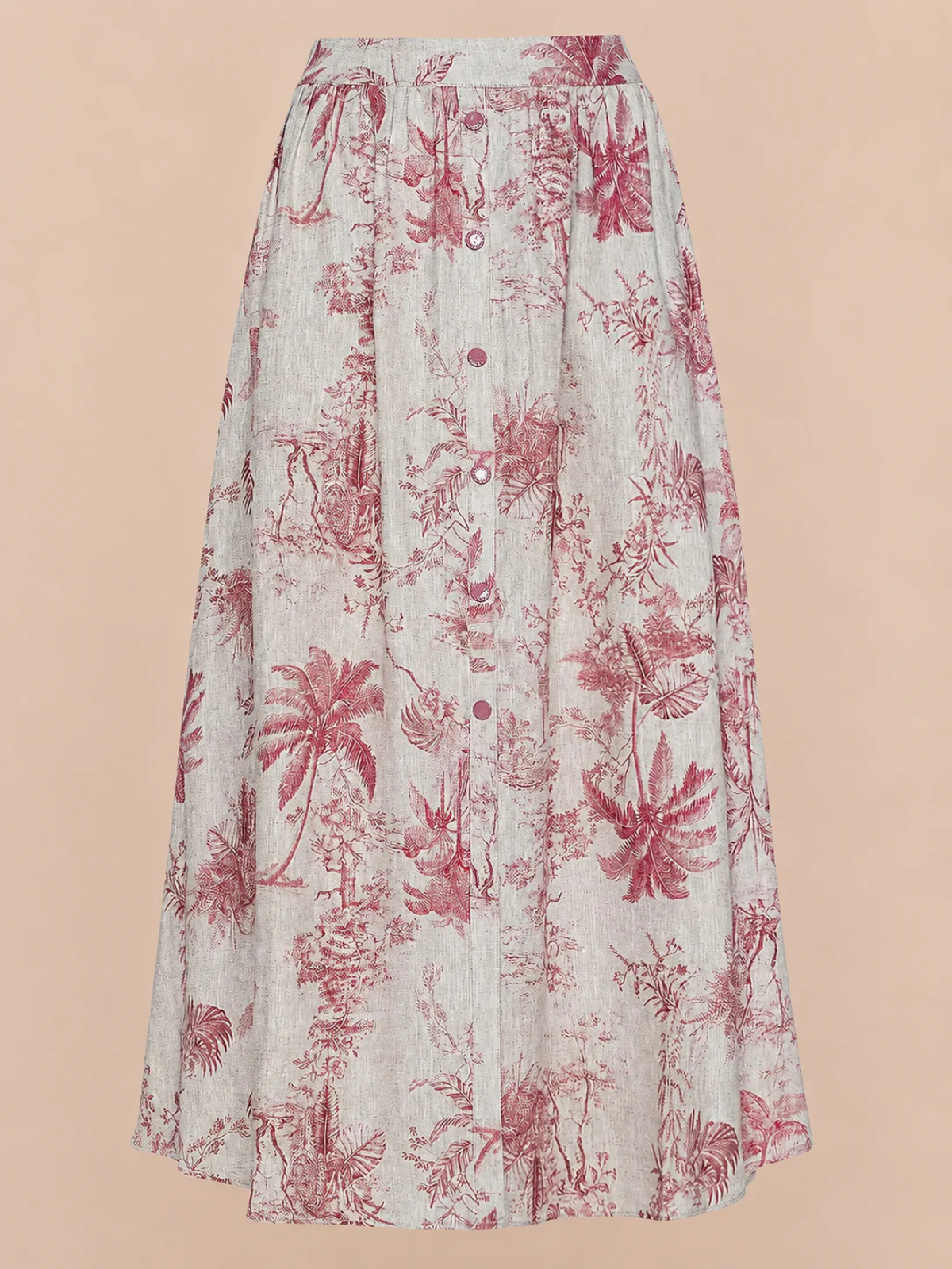Lagence TS Seina Linen Midi Skirt_3439VBY