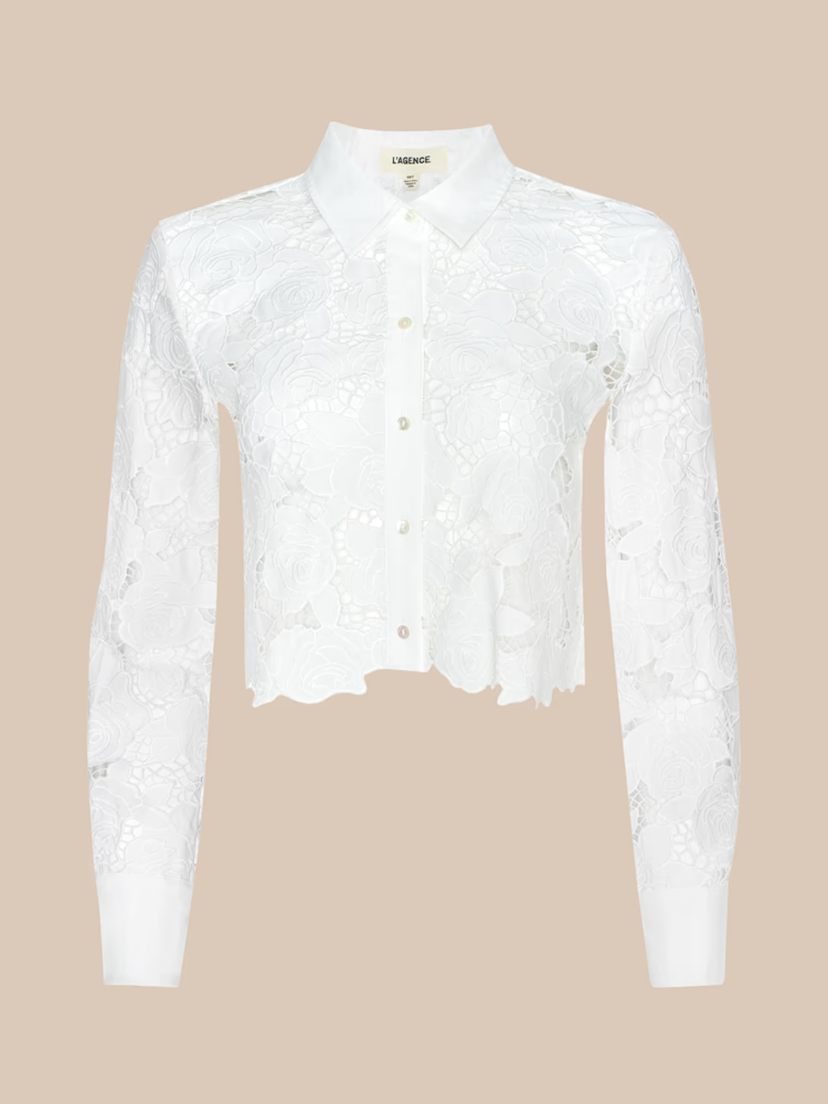 Lagence TS Seychelle Cropped Button Down_40587RSE