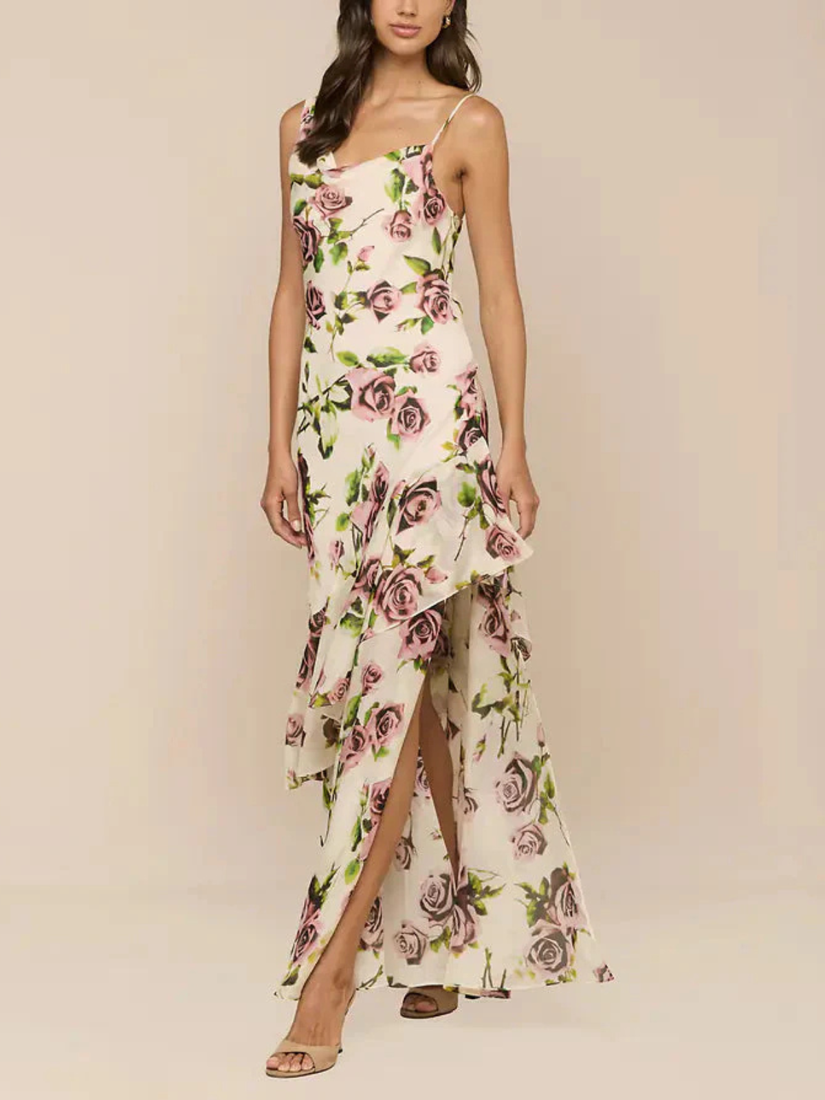 Lagence TS Viola Silk Cowl Neck Gown_61381RUG