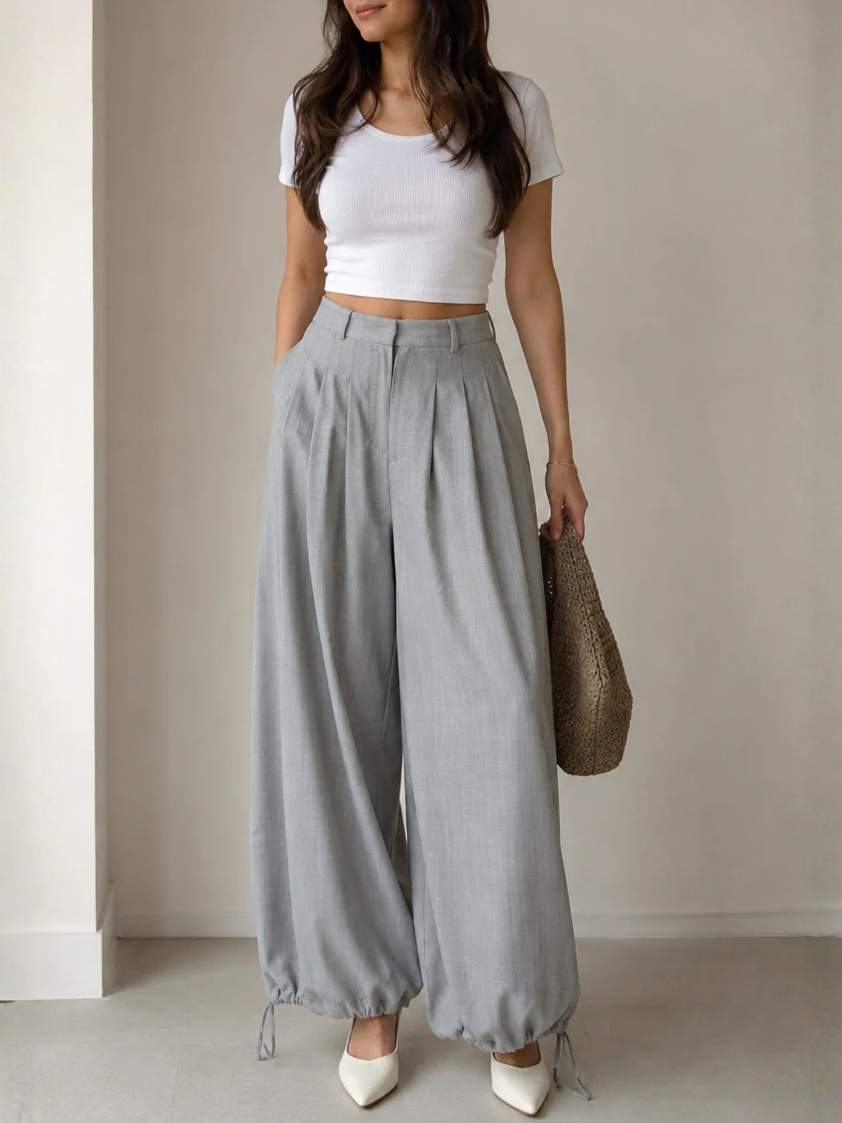 Lagence Ysola Drawstring High Waist Pant_20005PCI