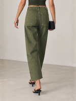 Le Jean Utility Soft Barrel W384-221-OLIVE