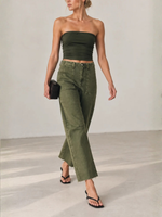 Le Jean Utility Soft Barrel W384-221-OLIVE