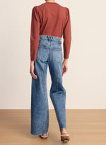 Veronica Beard Taylor Jeans With Curved Seams