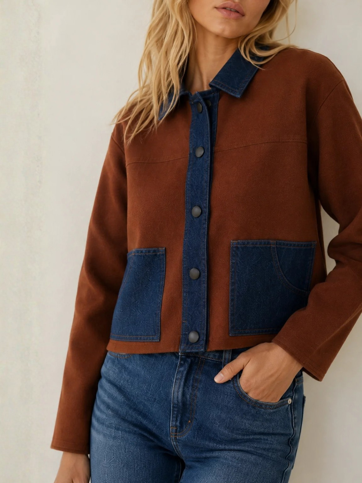 Loop Denim Detour Knit Jacket_52082