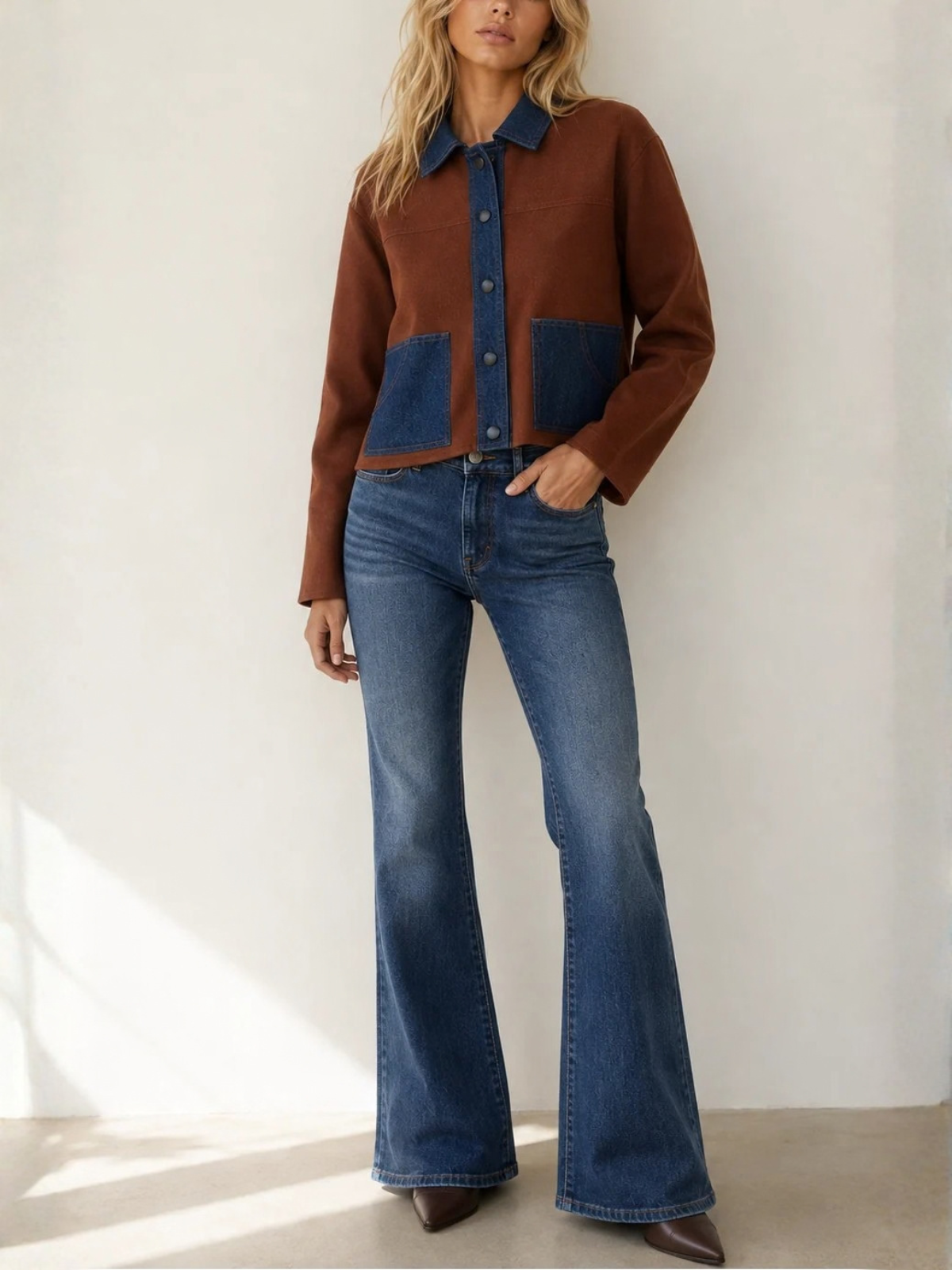 Loop Denim Detour Knit Jacket_52082